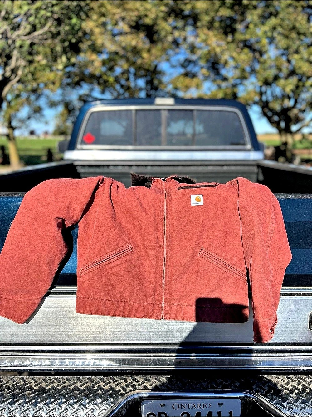 Vintage Women’s Carhartt Detroit Jacket Salmon
